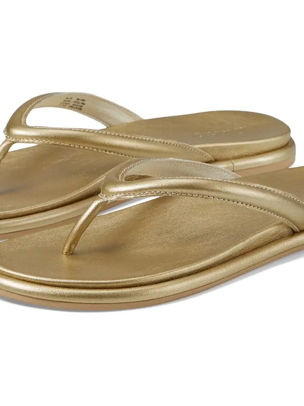 OluKai Tiare Metallic Gold Women's Thong Sandals